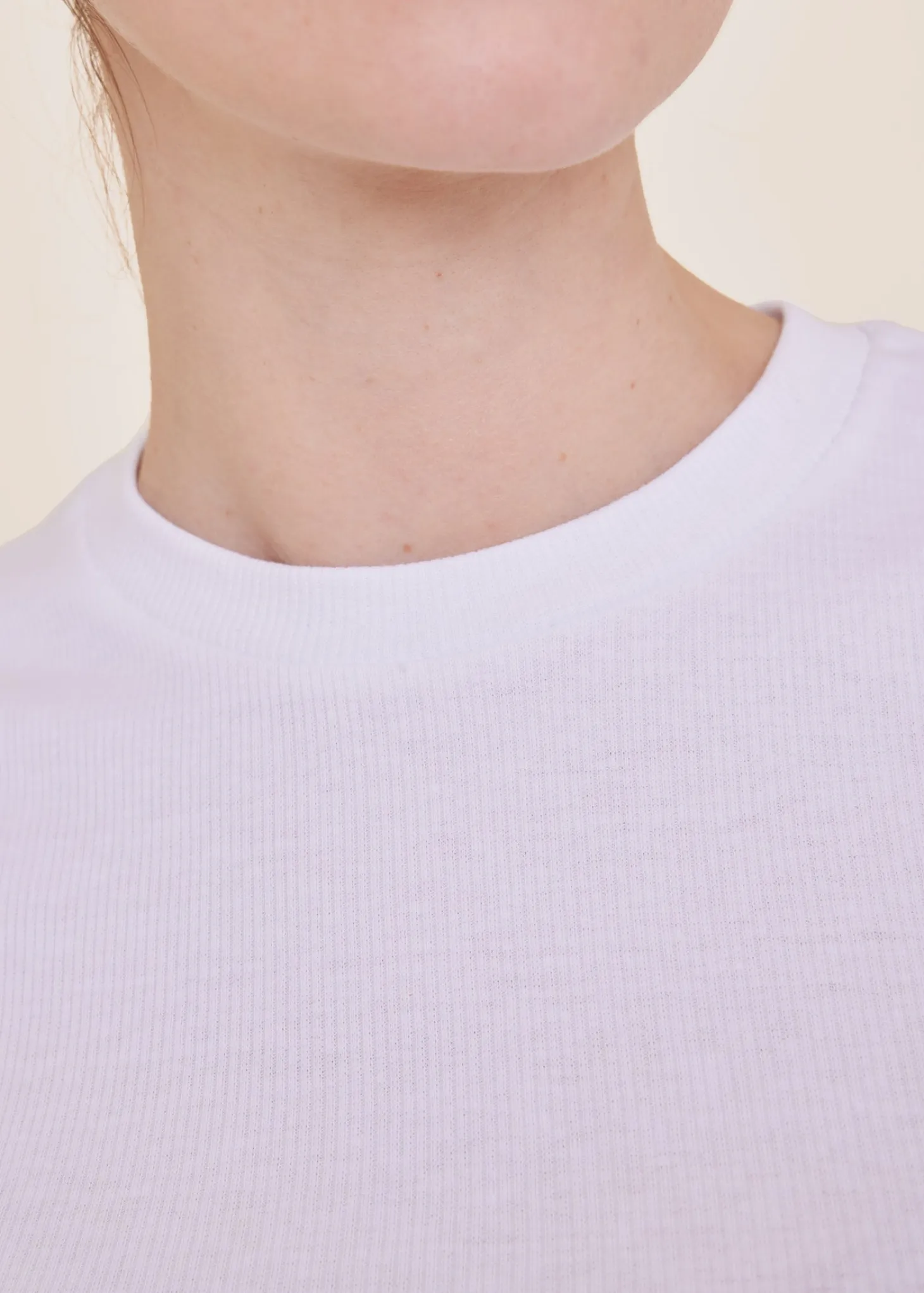 Basic rib t-shirt