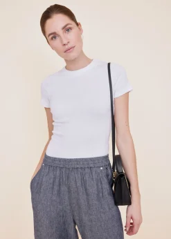 Basic rib t-shirt