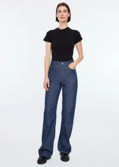Basic rib t-shirt