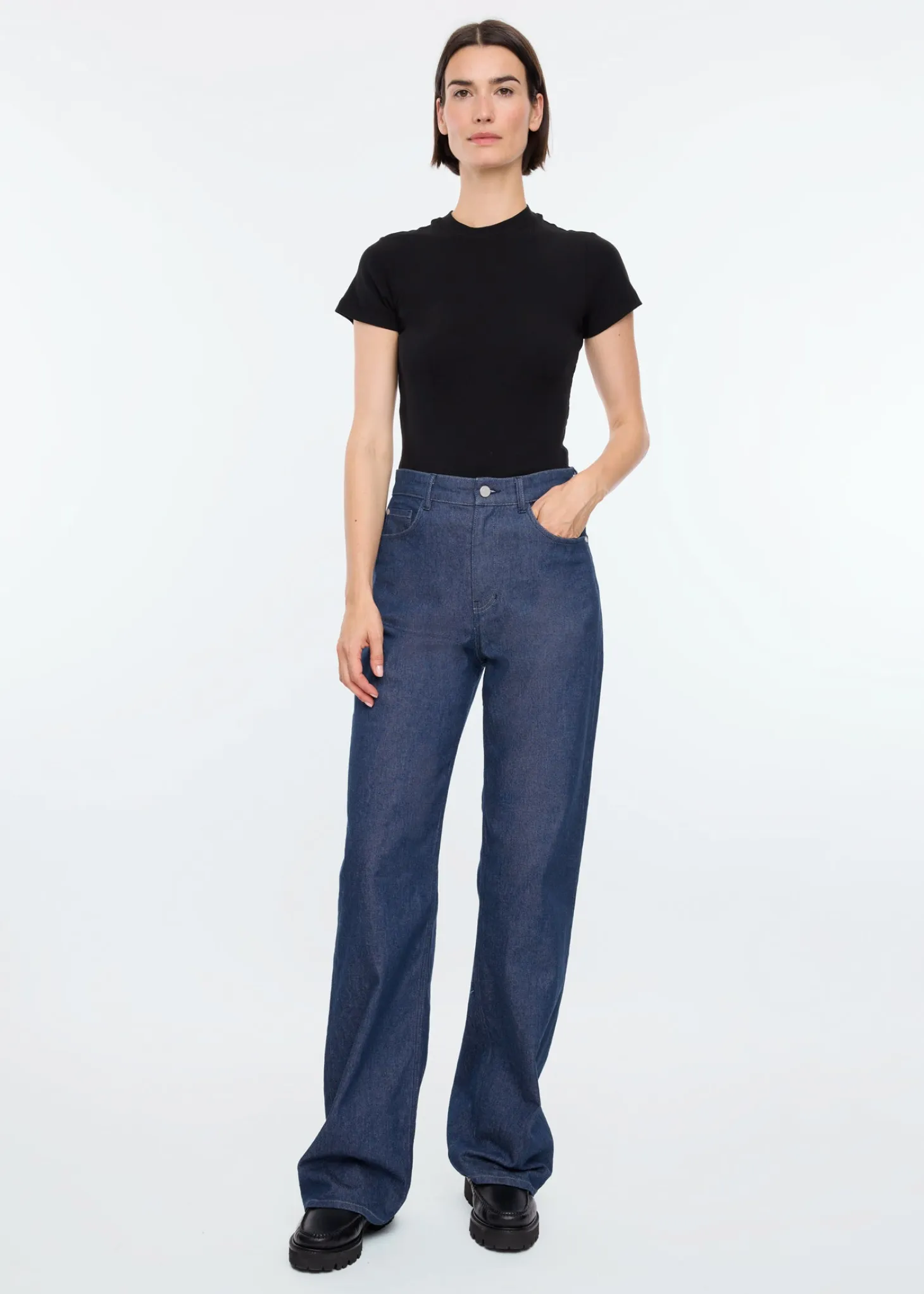 Basic rib t-shirt