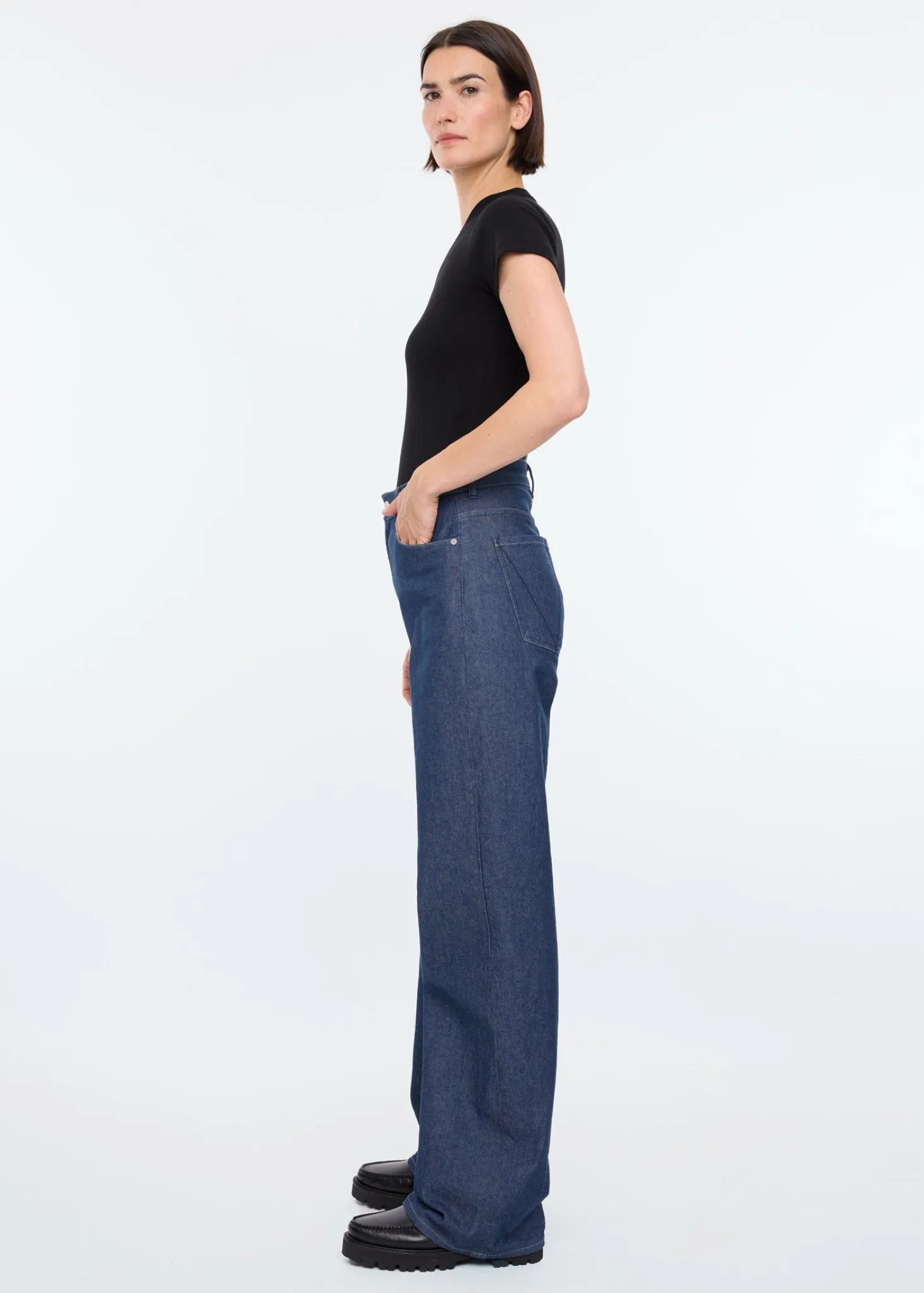 Basic rib t-shirt