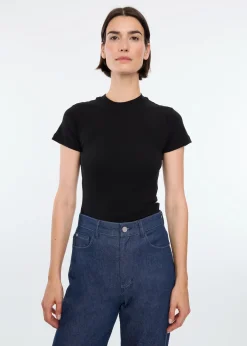 Basic rib t-shirt