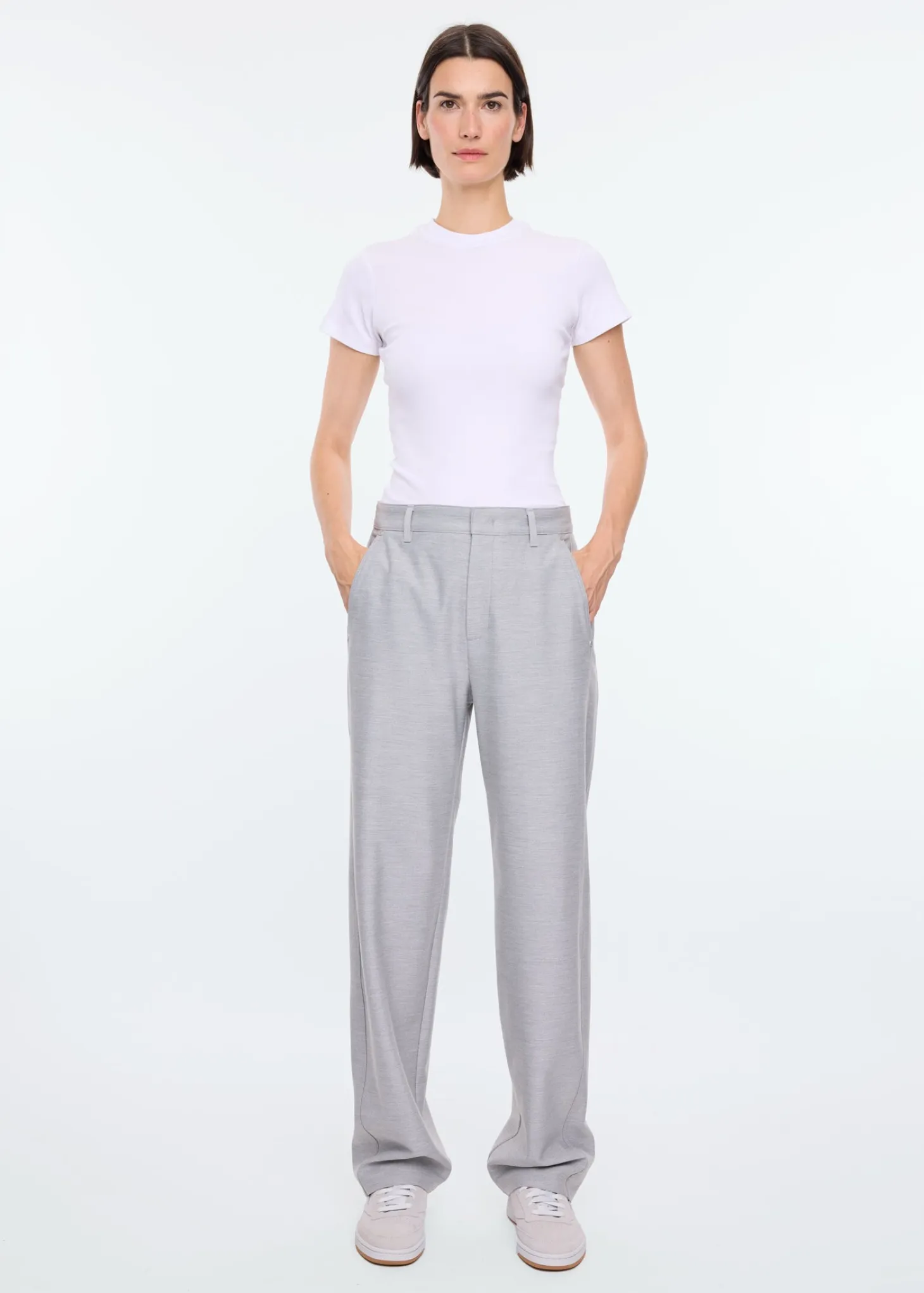 Basic rib t-shirt