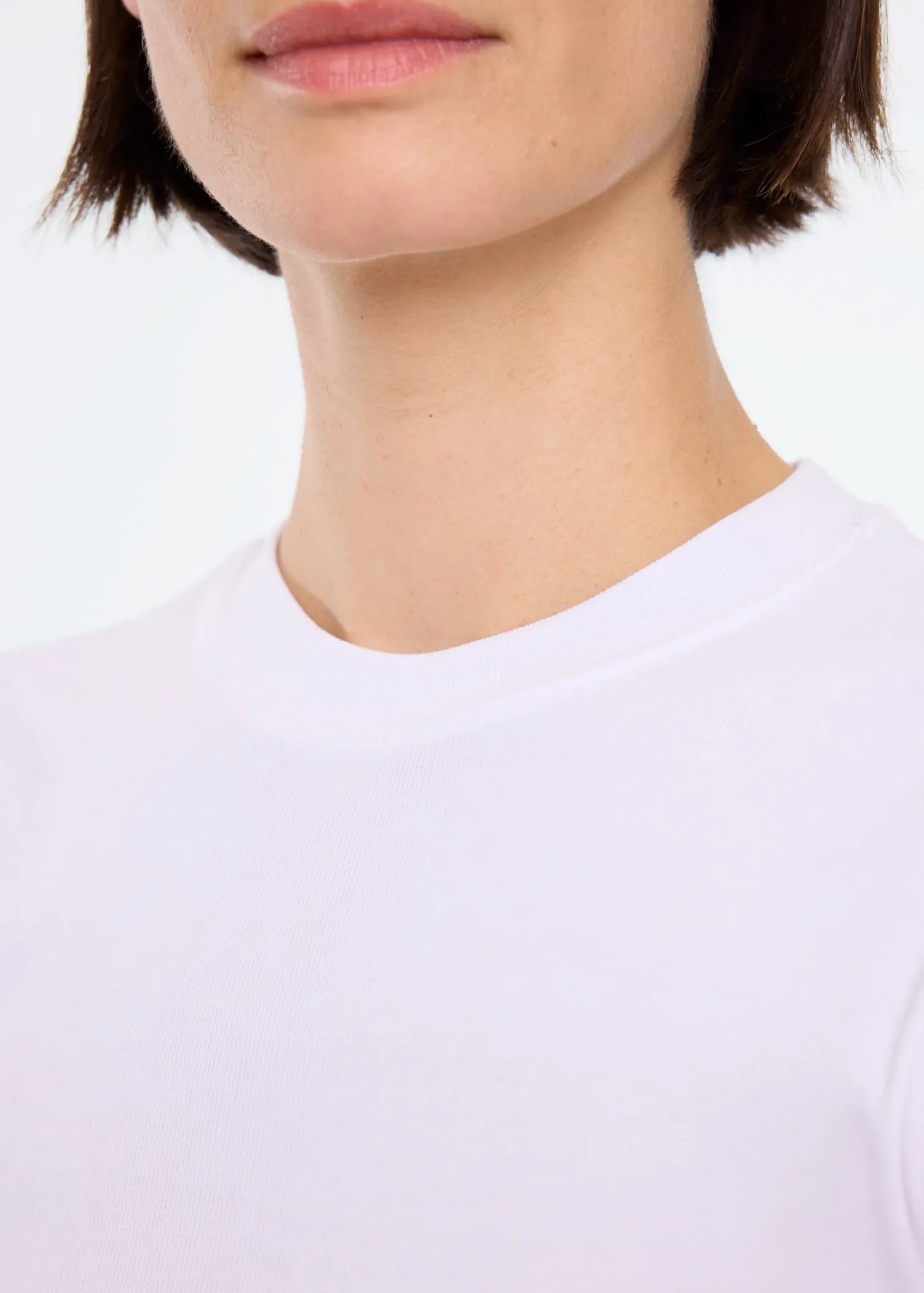 Basic rib t-shirt