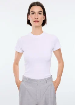 Basic rib t-shirt