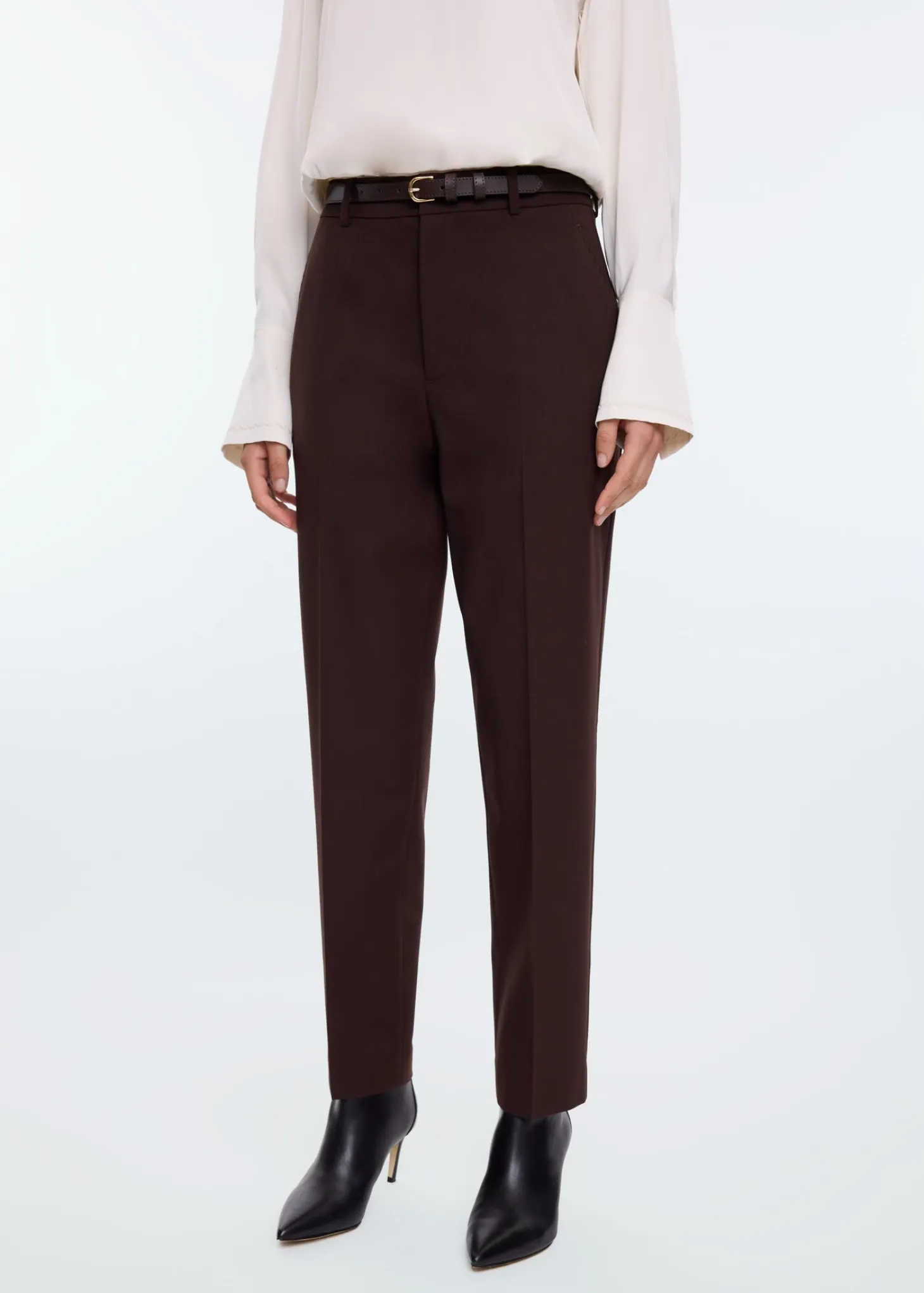 Broek Decostitch woolmix pants