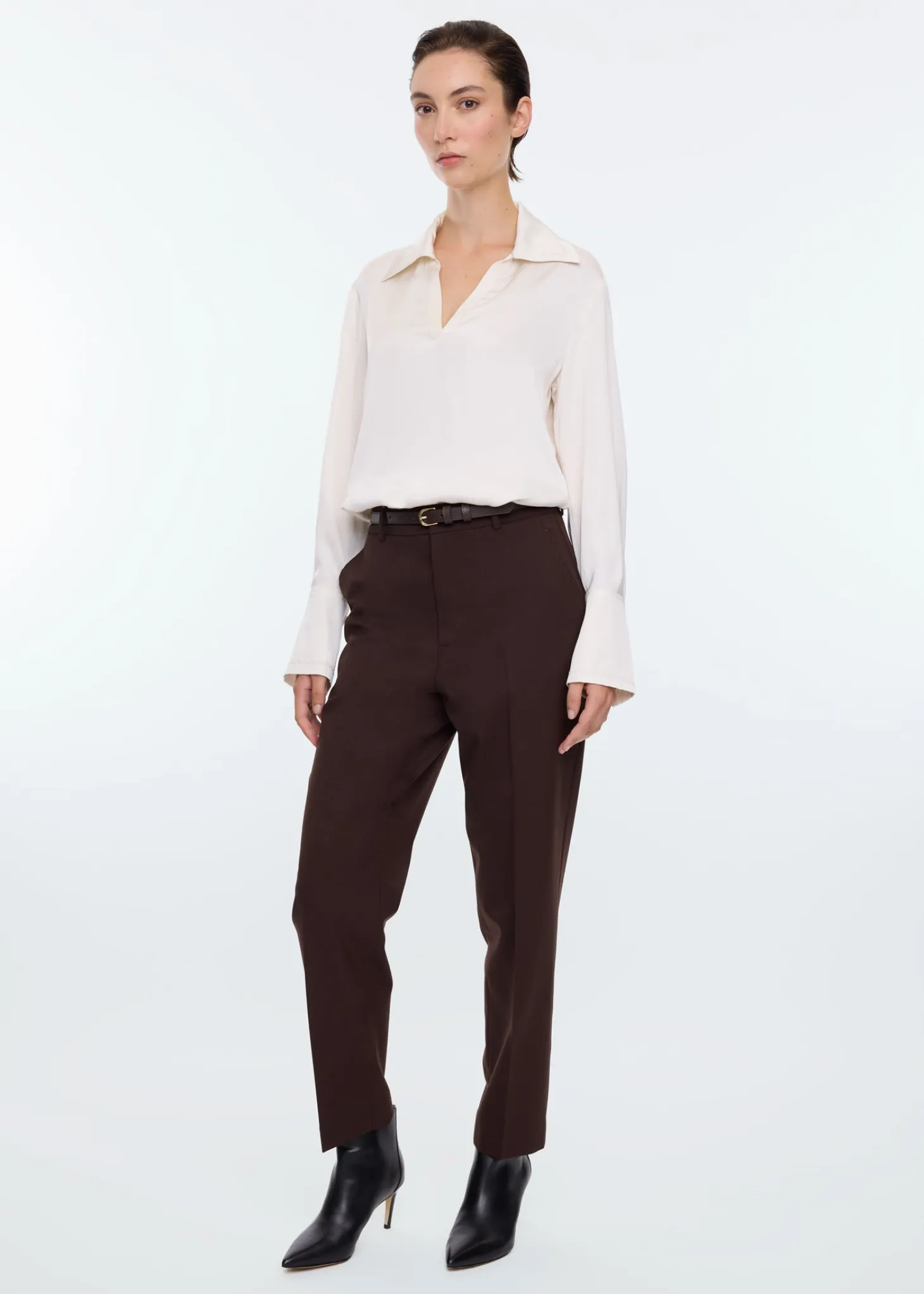 Broek Decostitch woolmix pants