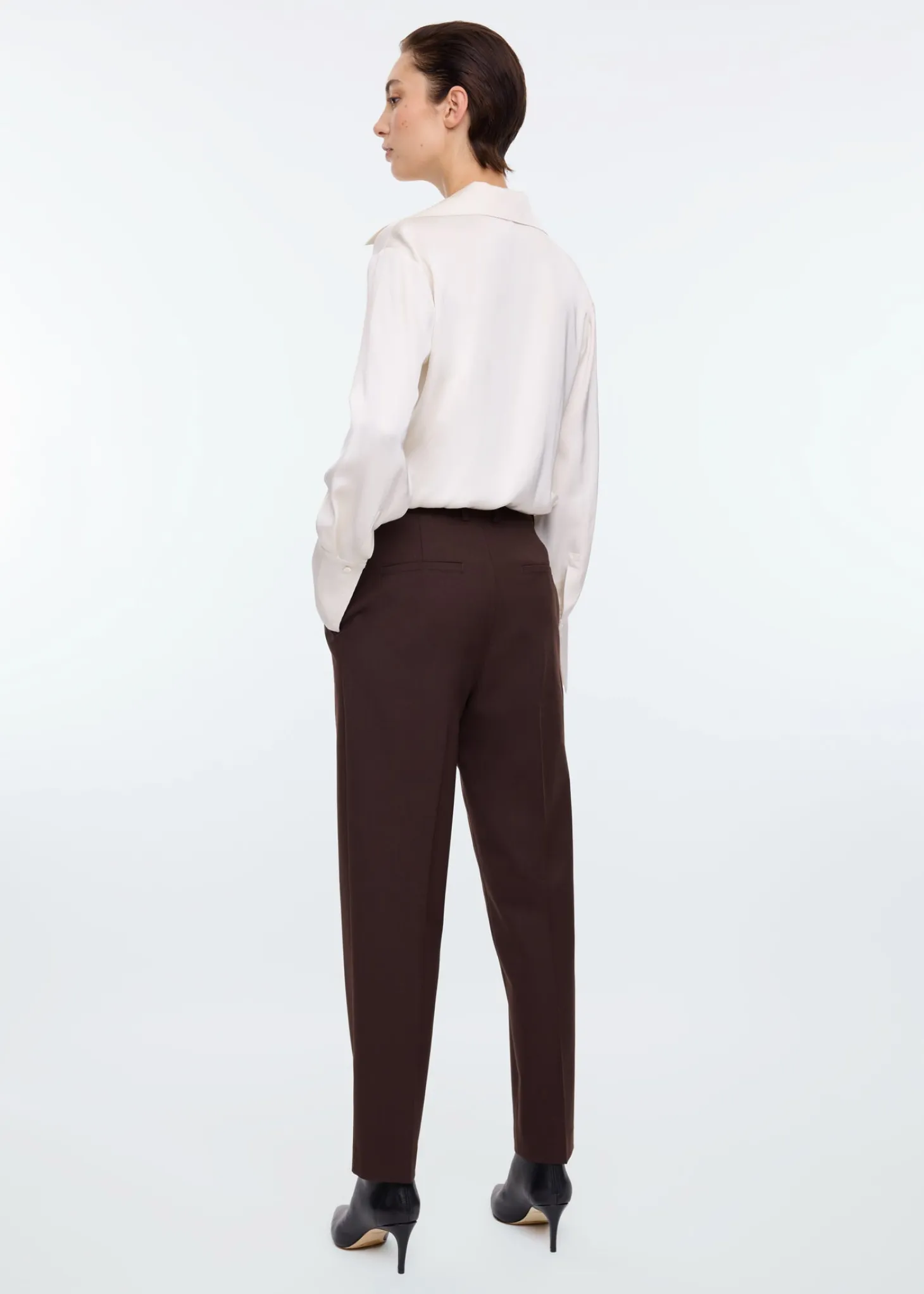 Broek Decostitch woolmix pants