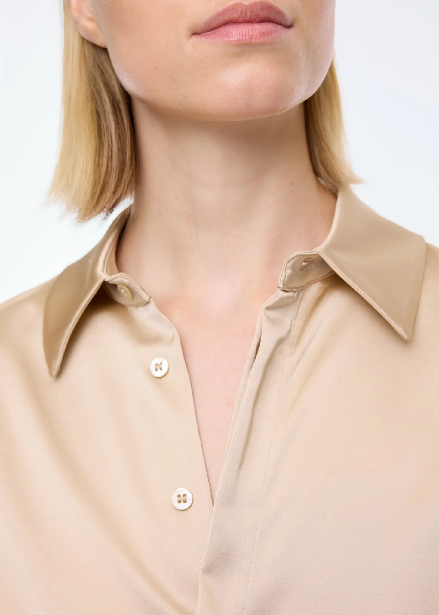 Champaign satin blouse