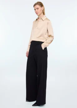 Champaign satin blouse