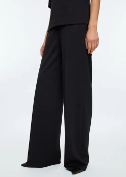 Checkered loose fit pants