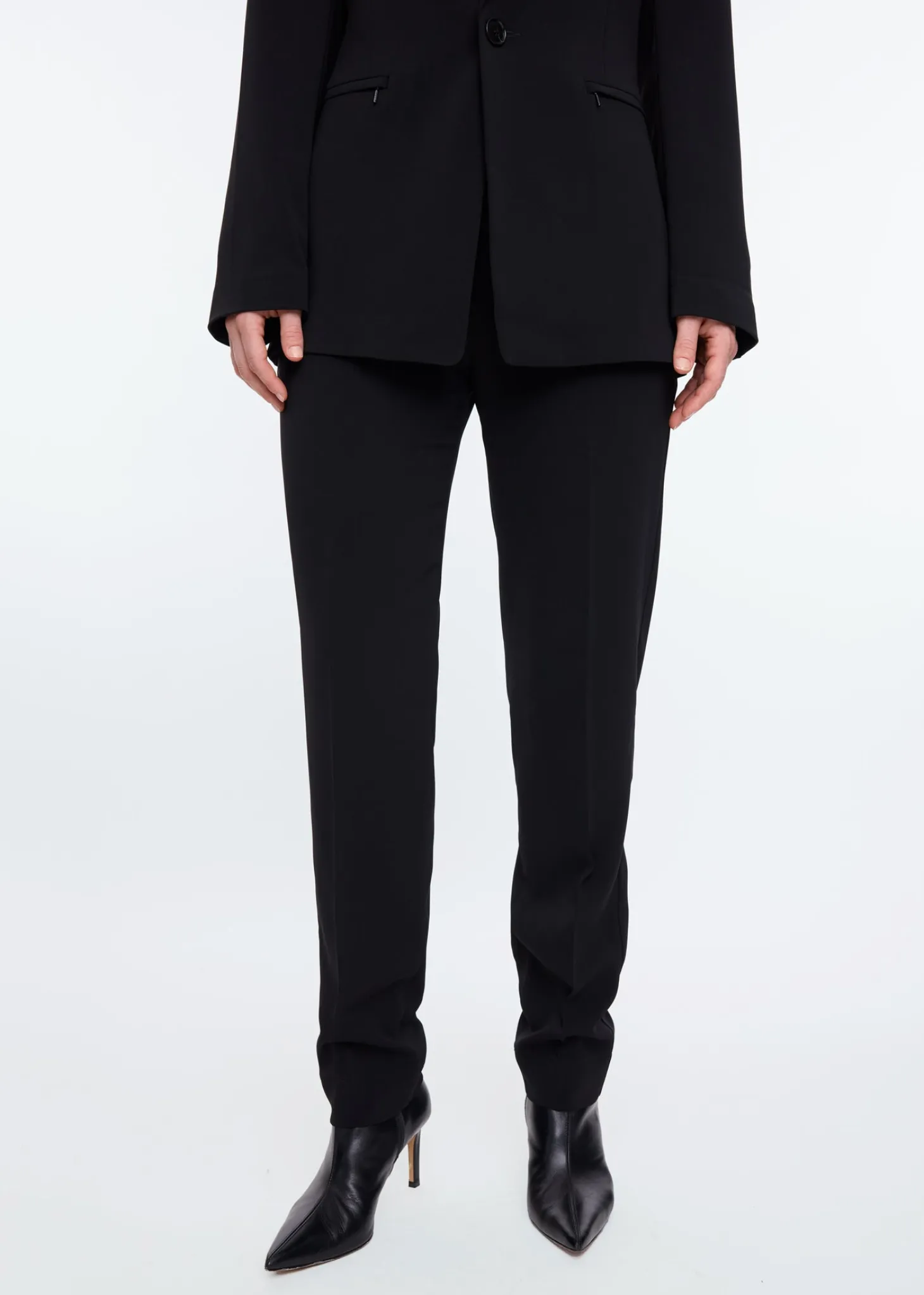 Chino crepe pants
