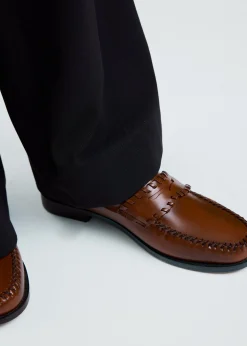 Classic leather loafers