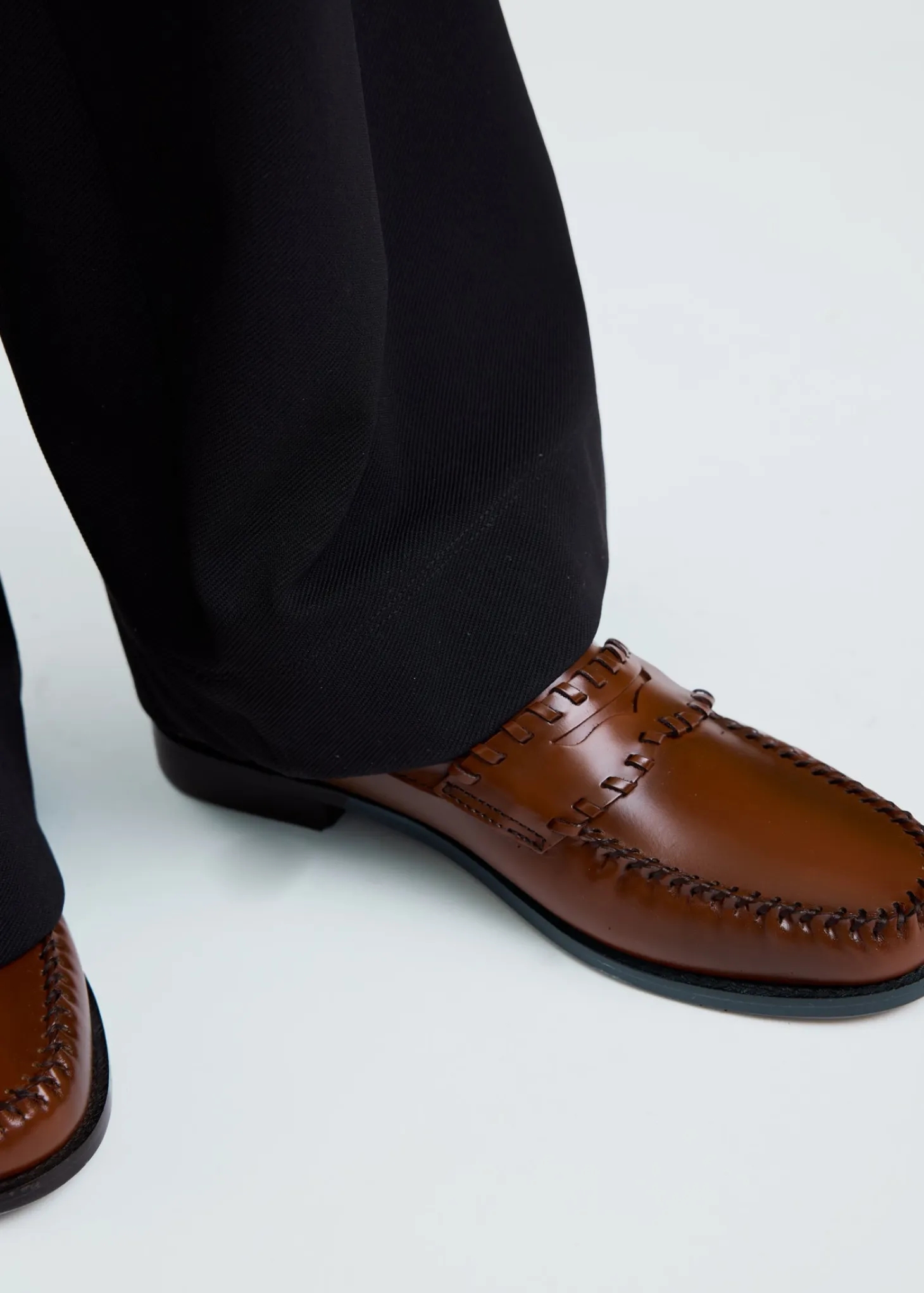 Classic leather loafers