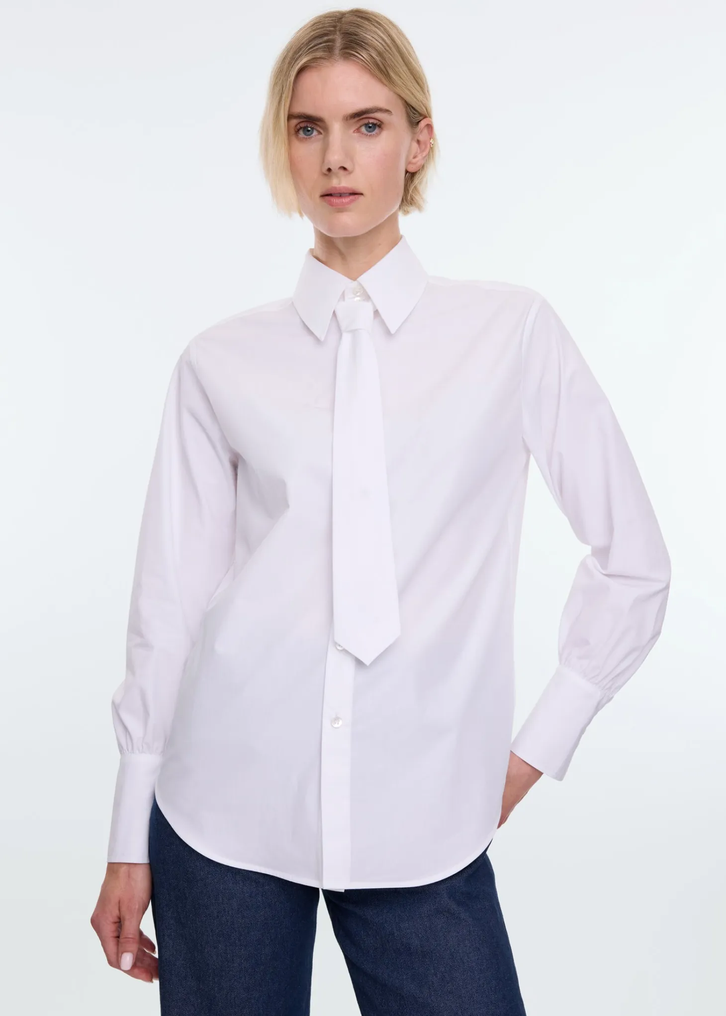 Classic poplin blouse