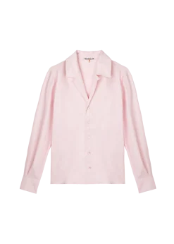Collar viscose blouse