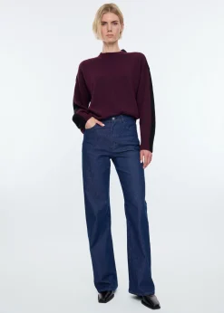Colorblock knitted sweater