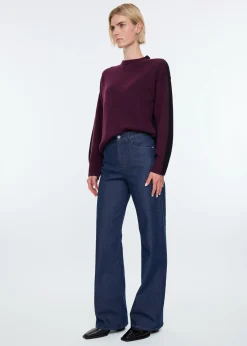 Colorblock knitted sweater
