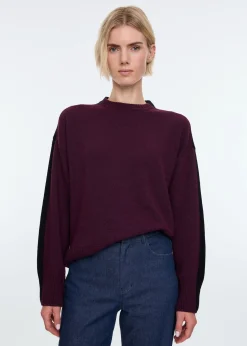 Colorblock knitted sweater