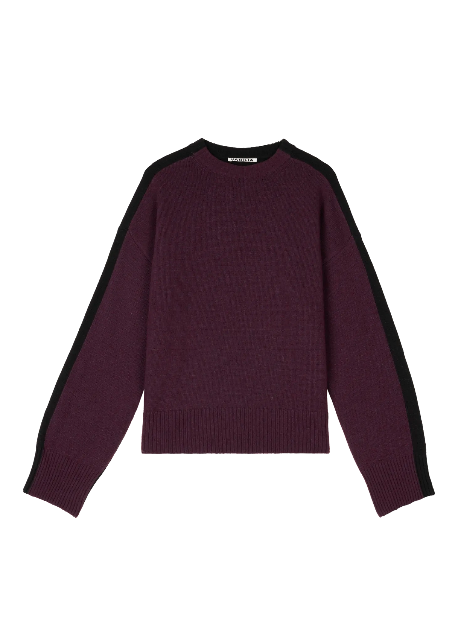 Colorblock knitted sweater