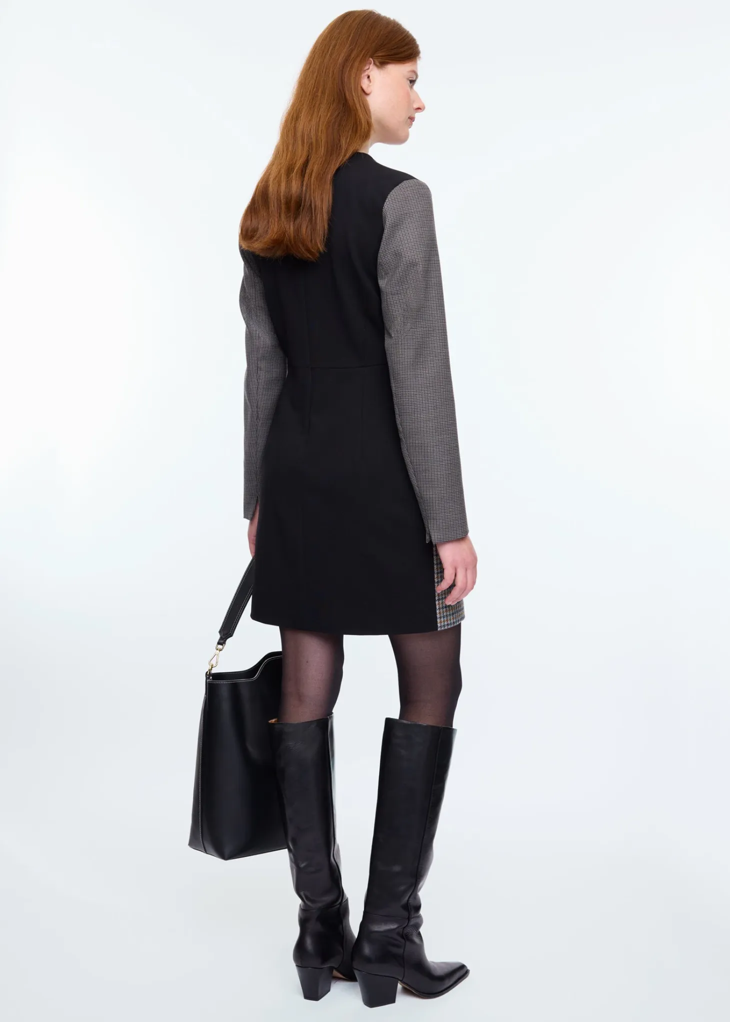 Combi patch dress