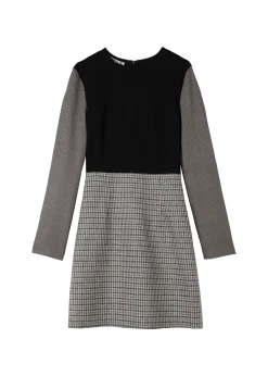 Combi patch dress