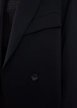 Cropped twill jacket