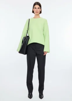 Curl wool basic sweater