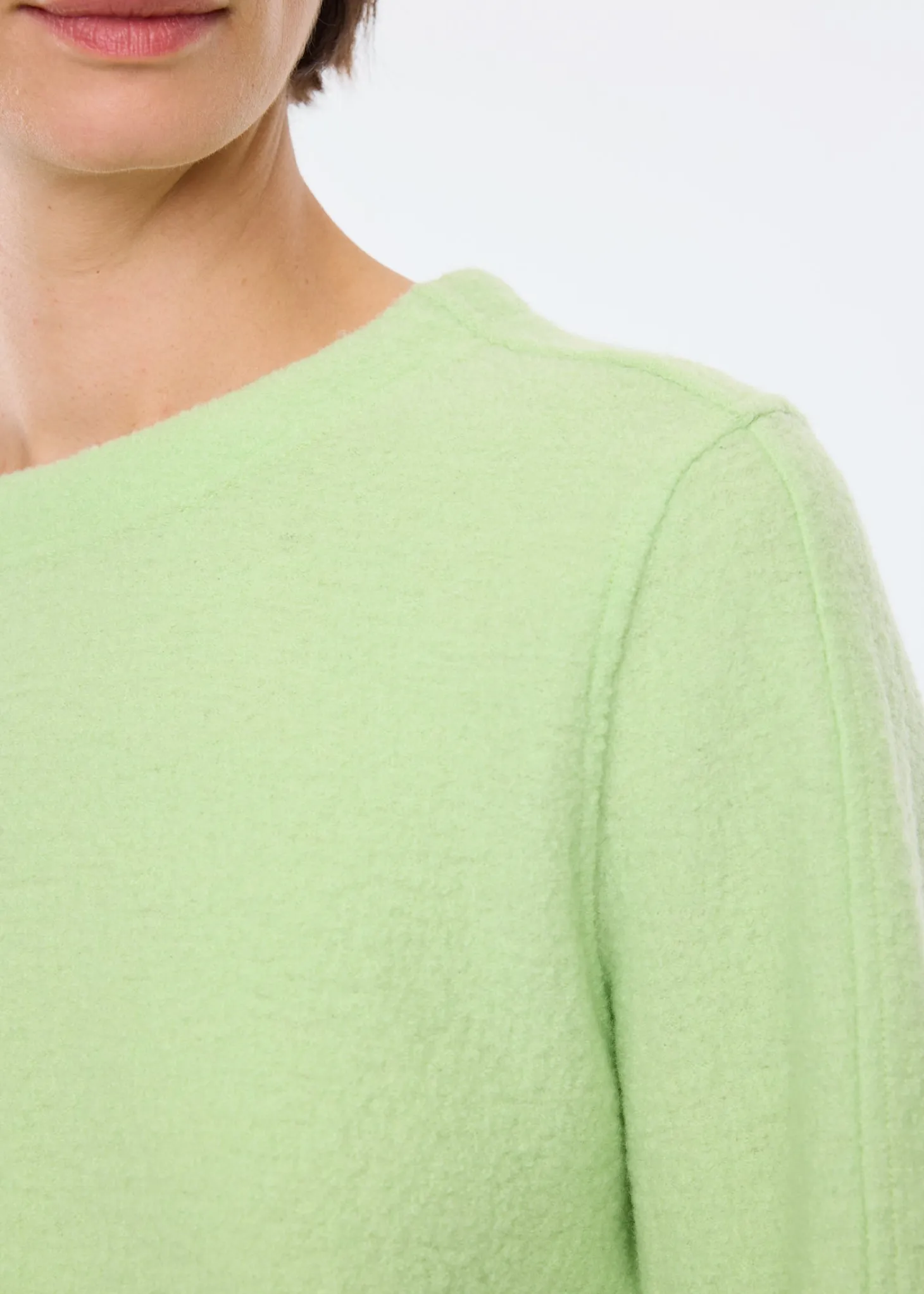 Curl wool basic sweater