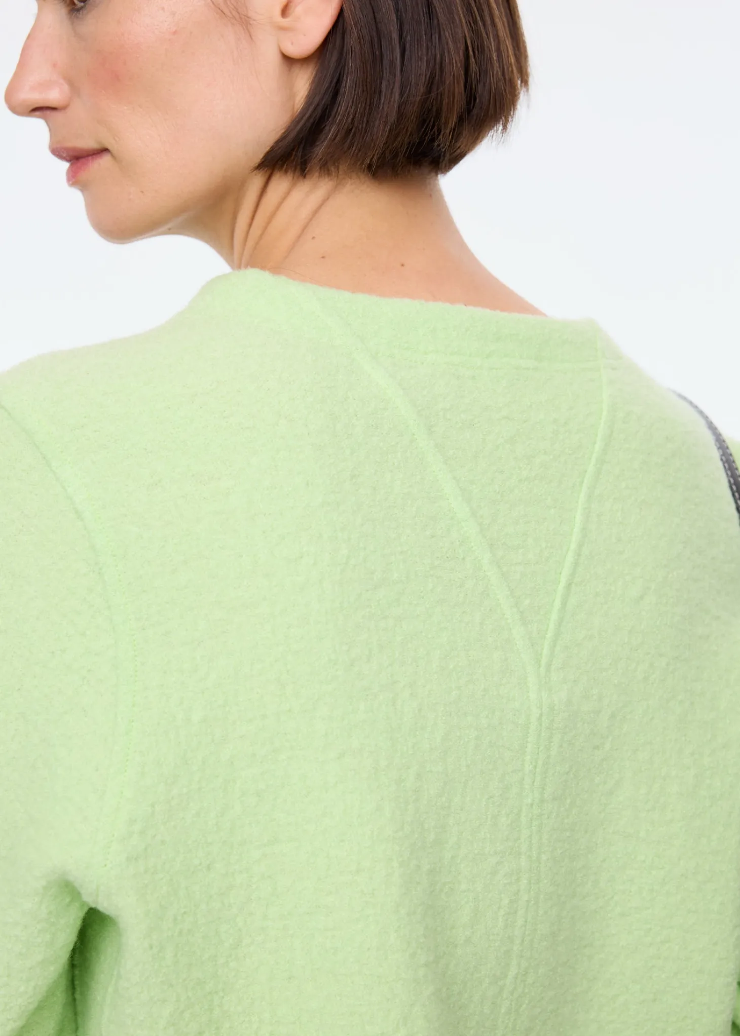 Curl wool basic sweater