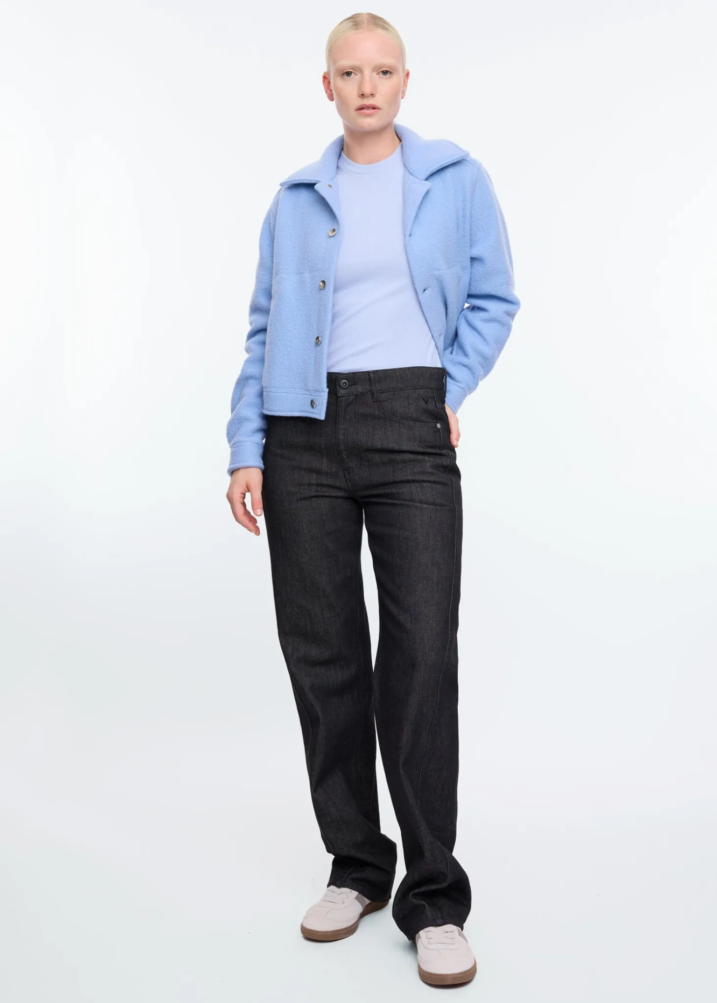 Curl wool jacket