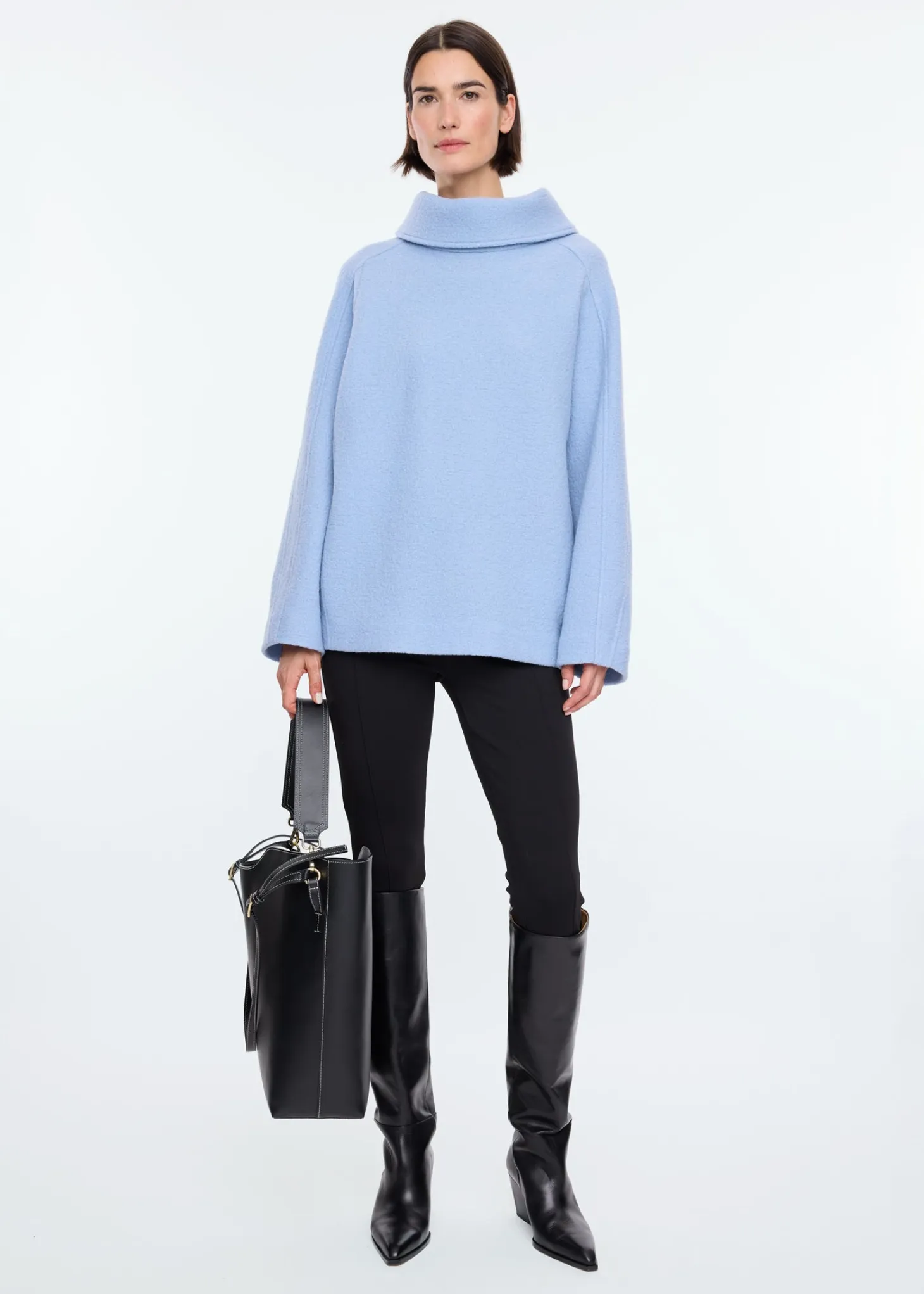 Curl wool oversized sweat