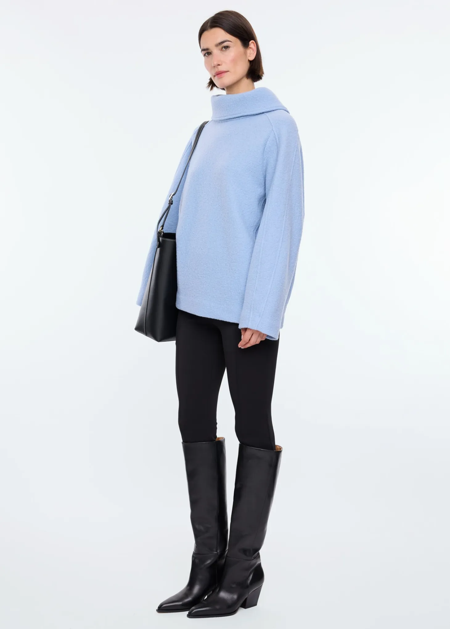 Curl wool oversized sweat