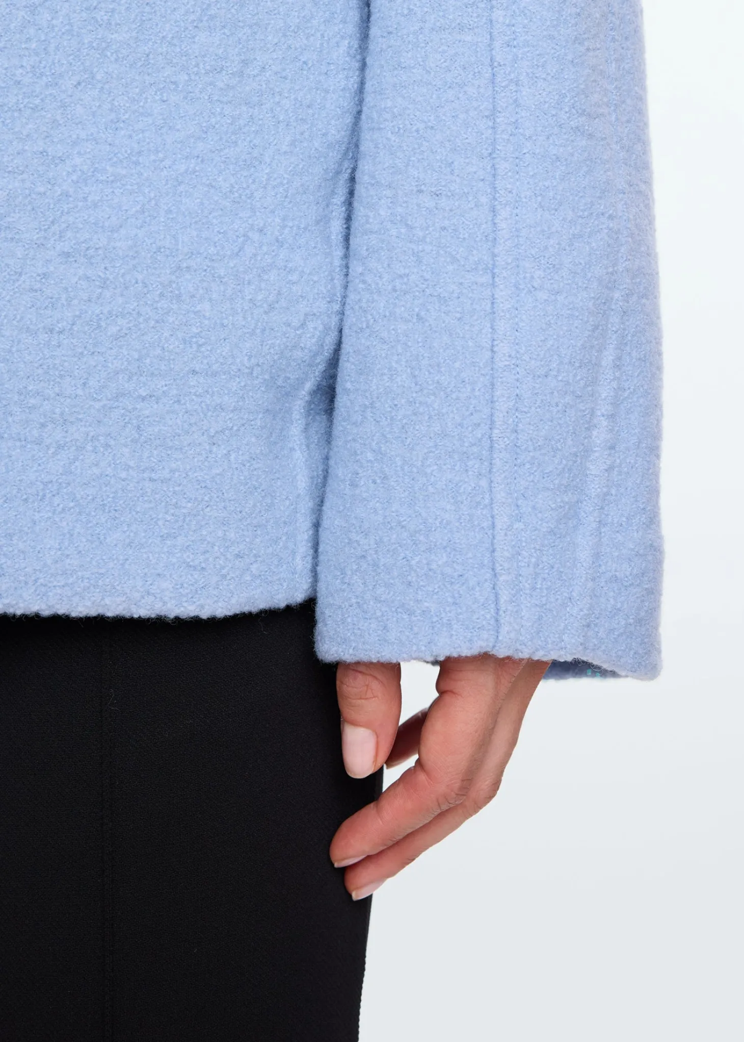 Curl wool oversized sweat
