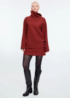 Curl wool oversized sweat