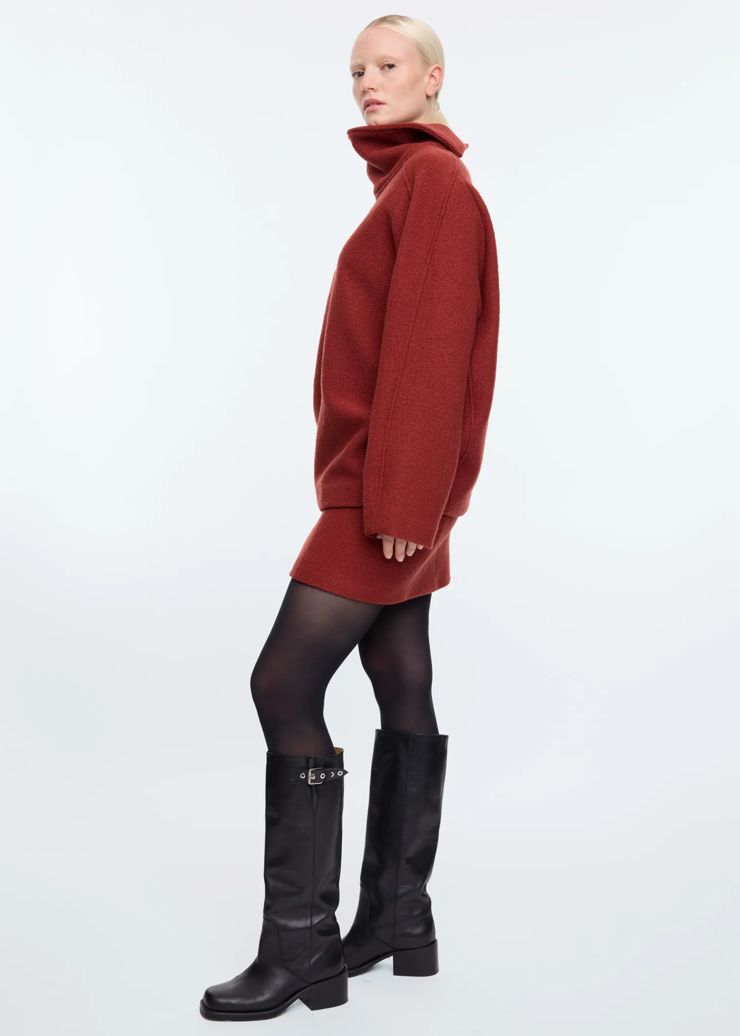 Curl wool oversized sweat