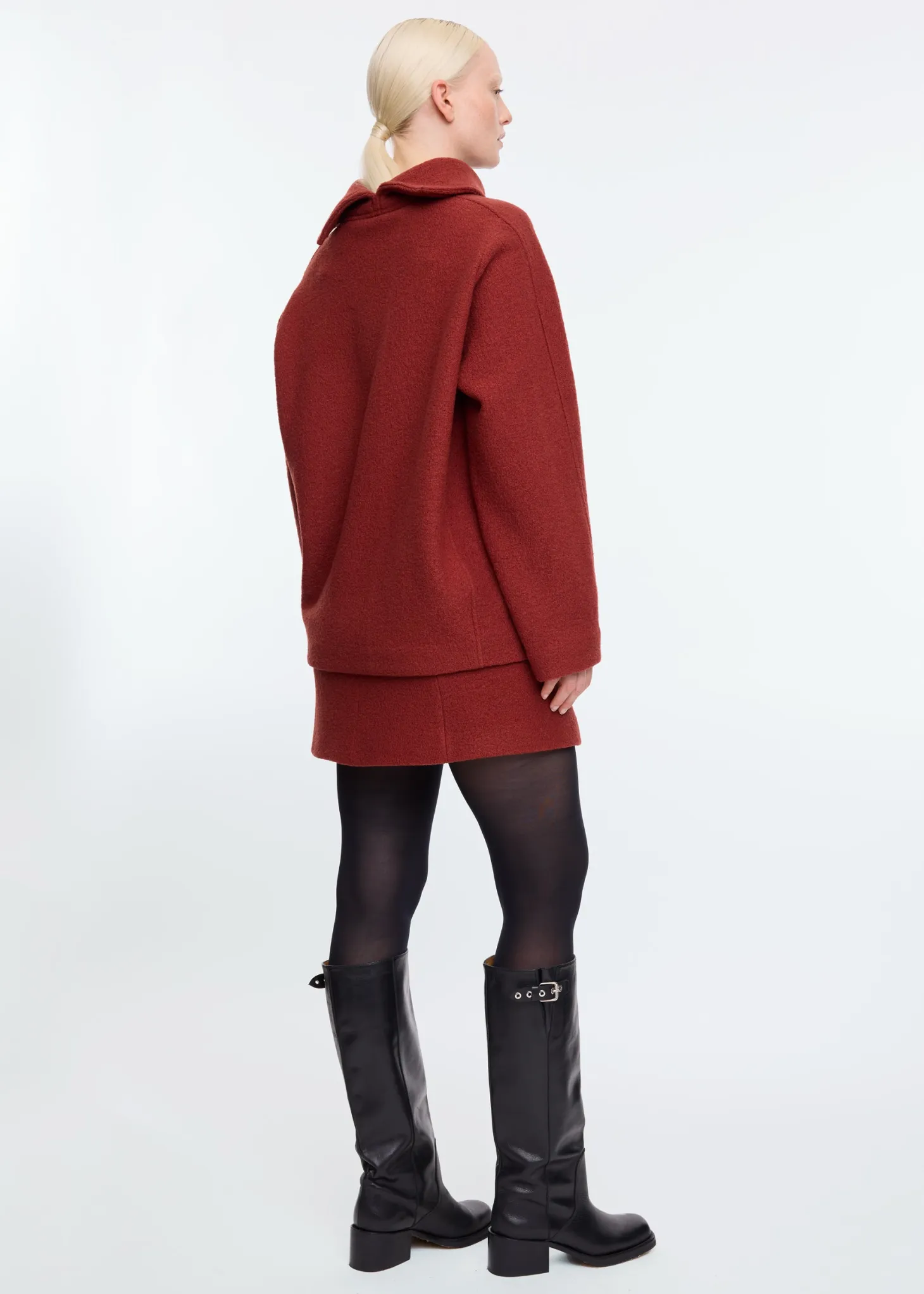 Curl wool oversized sweat