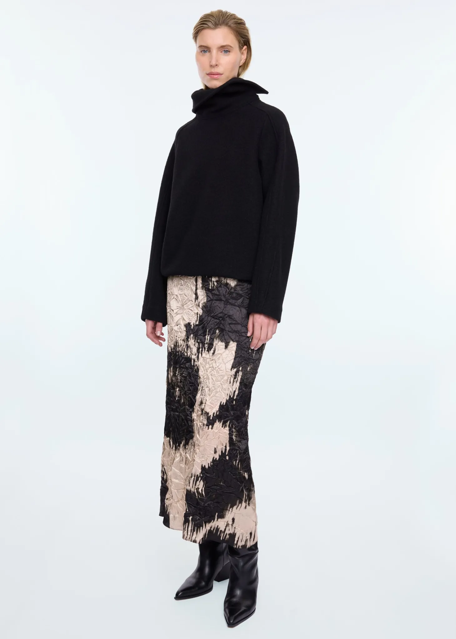 Curl wool oversized sweat