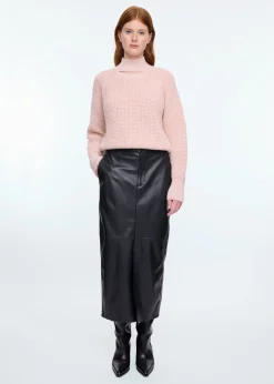 Cut-out knitted sweater