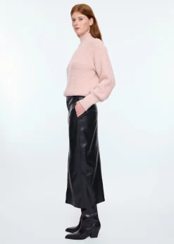 Cut-out knitted sweater