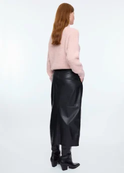 Cut-out knitted sweater