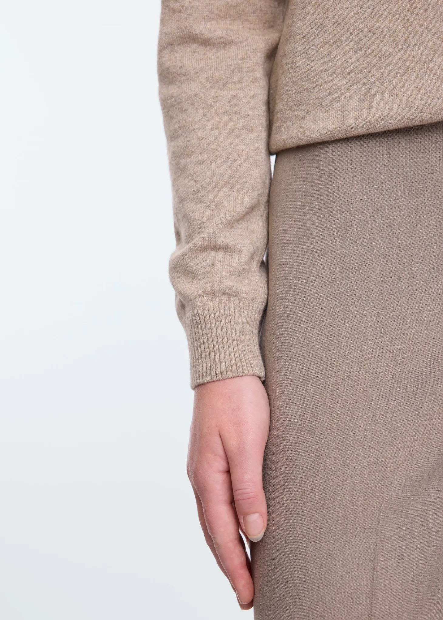Cut-out wrap sweater