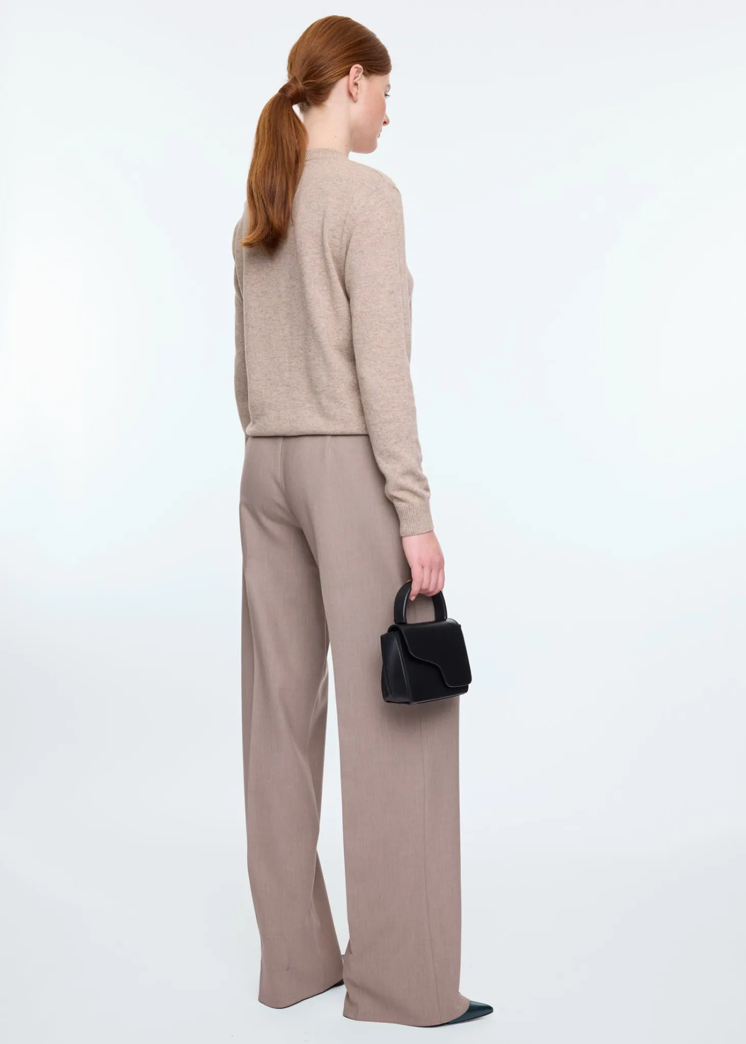 Cut-out wrap sweater
