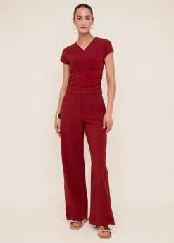 Drape travel top