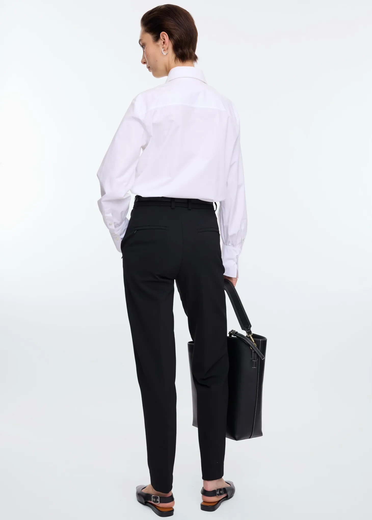Fitted tailored twill