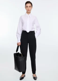 Fitted tailored twill