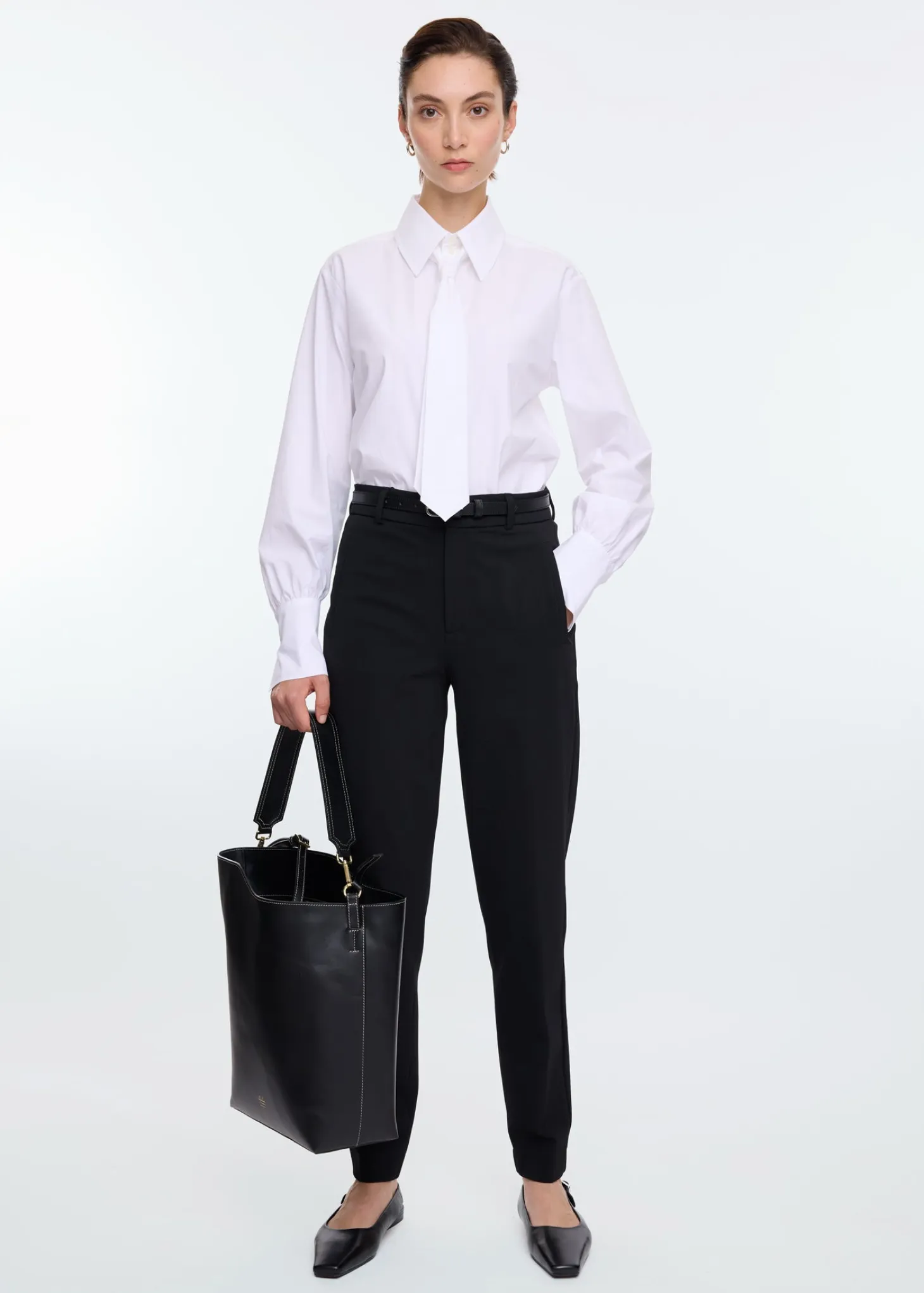Fitted tailored twill