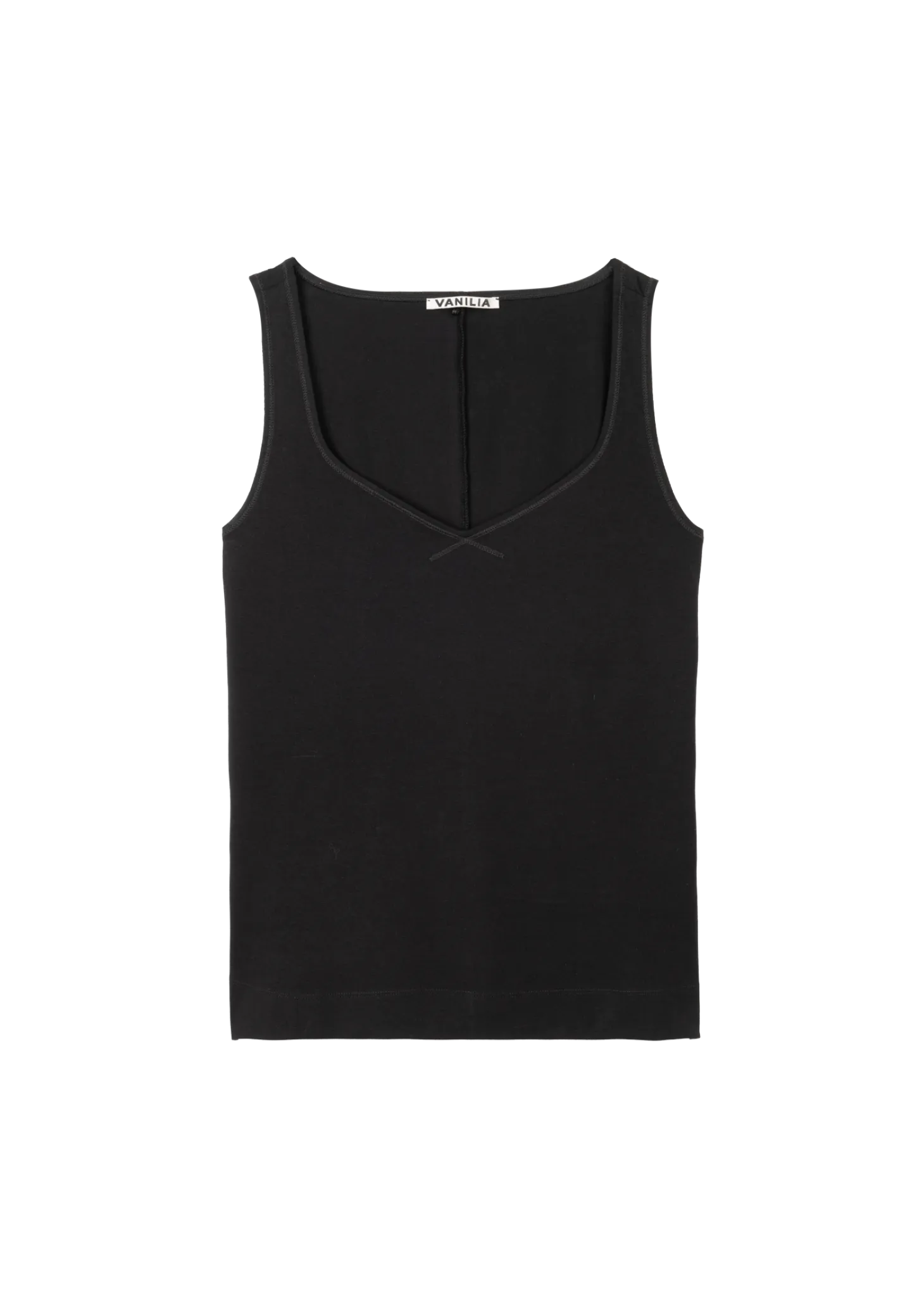 Jersey v-neck top