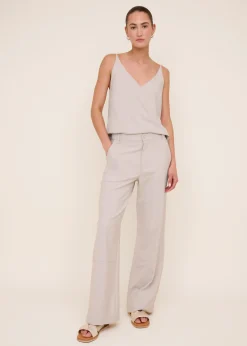 Knee patch soft pants