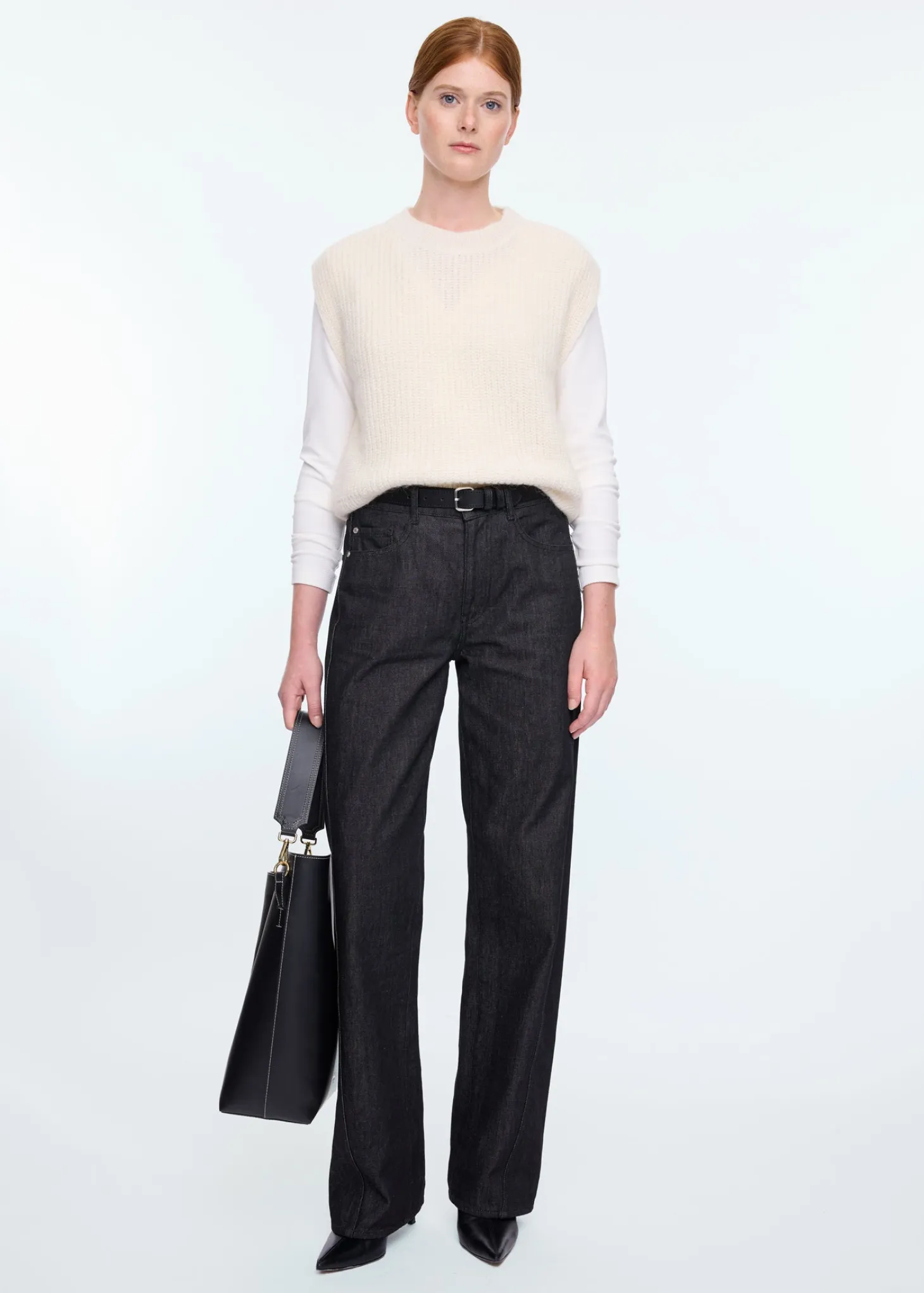 Knitted rib spencer